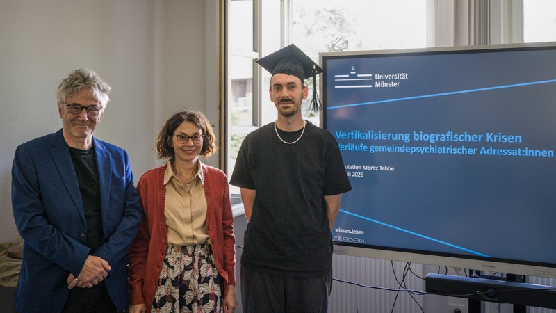 Moritz Tebbe besteht Disputation mit Auszeichnung (ev. Hochschule Hamburg)